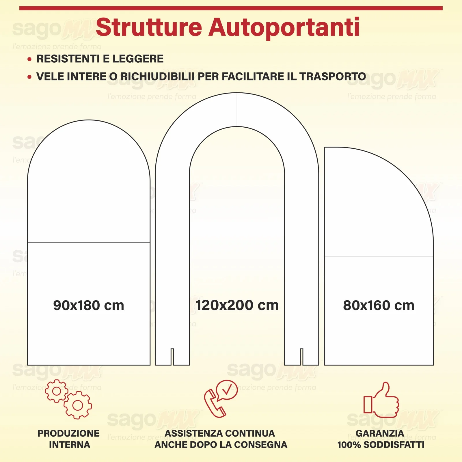 Arco o struttura rigida SagoMax